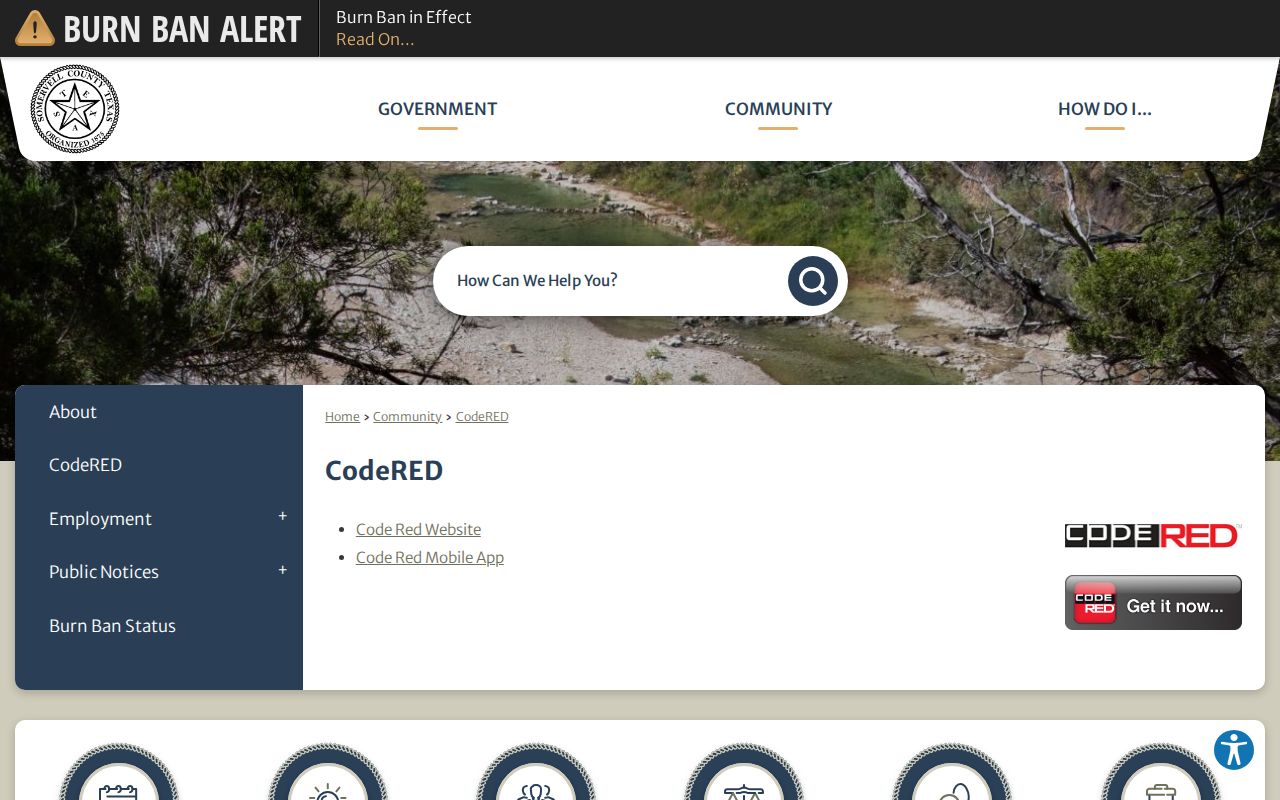 Somervell County custody alert record source